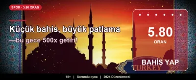 En Yüksek Oranlar Burada